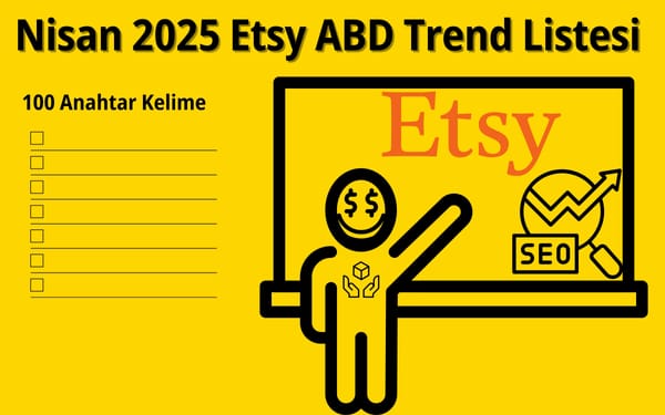📋 Nisan 2025 Etsy ABD Trend Listesi – Tüm 100 Anahtar Kelime: